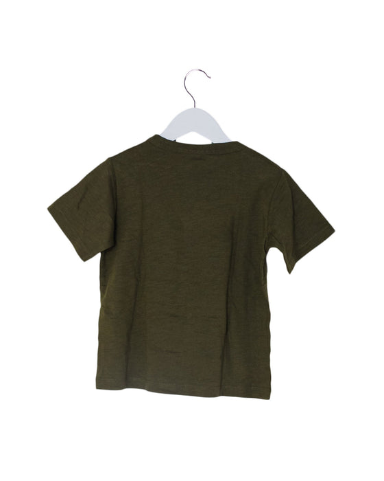 A Green Short Sleeve T Shirts from Seed in size 4T for boy. (Back View)