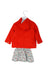 A Red Skirt Sets from Sergent Major in size 2T for girl. (Back View)