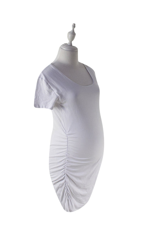 A White Short Sleeve Tops from Isabella Oliver in size S for maternity. (Front View)