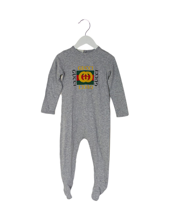 A Grey Onesies from Gucci in size 12-18M for boy. (Front View)