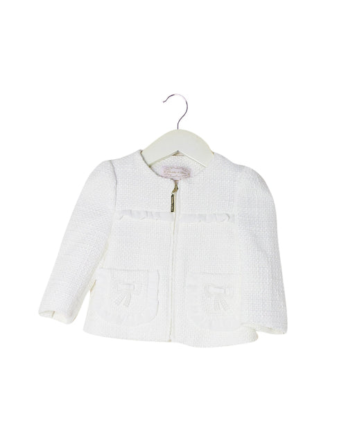 A White Lightweight Jackets from Nicholas & Bears in size 12-18M for girl. (Front View)