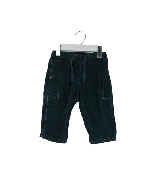 A Green Casual Pants from Petit Bateau in size 6-12M for boy. (Front View)