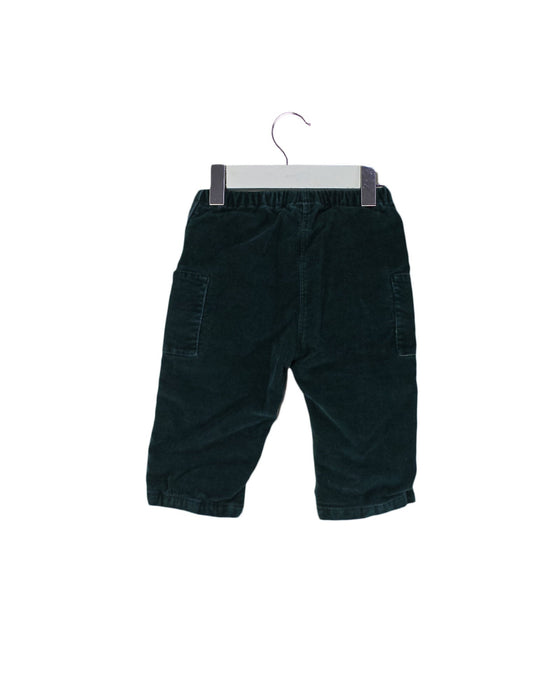 A Green Casual Pants from Petit Bateau in size 6-12M for boy. (Back View)