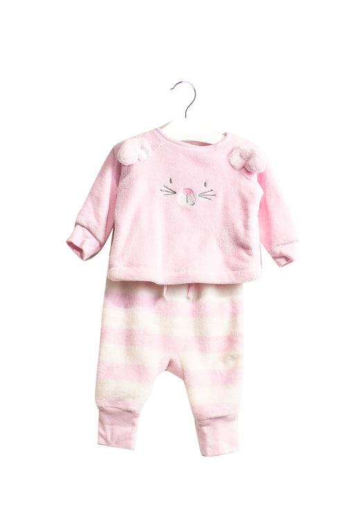 A Pink Crewneck Sweatshirts from Absorba in size 0-3M for girl. (Front View)
