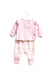 A Pink Crewneck Sweatshirts from Absorba in size 0-3M for girl. (Front View)