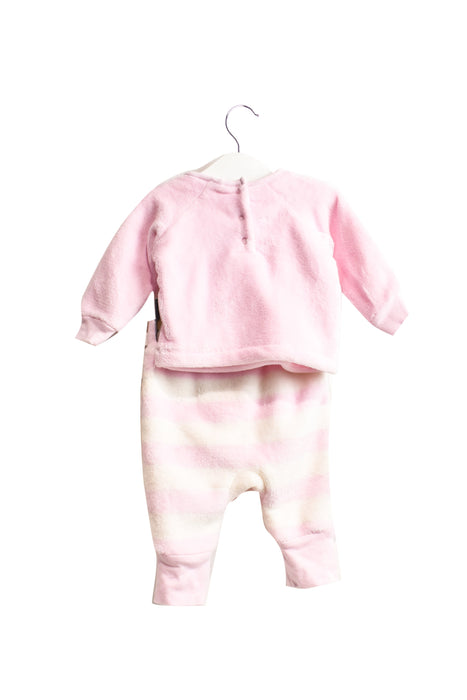 A Pink Crewneck Sweatshirts from Absorba in size 0-3M for girl. (Back View)