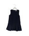 A Navy Sleeveless Dresses from Crewcuts in size 6T for girl. (Front View)