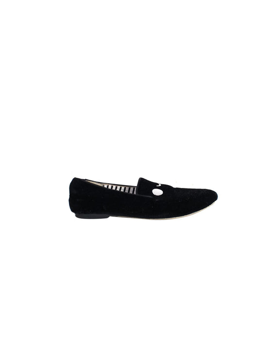 A Black Loafers & Moccasins from WiNK in size 7Y for girl. (Back View)