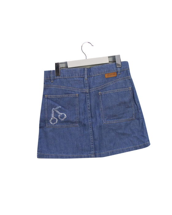 A Blue Short Skirts from Bonpoint in size 10Y for girl. (Back View)