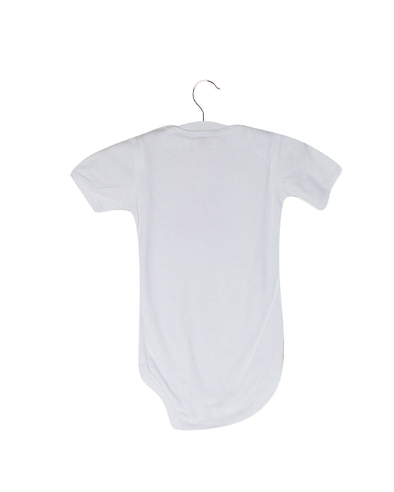 A White Short Sleeve Bodysuits from Seed in size 3-6M for girl. (Back View)