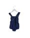 A Blue Overall Shorts from Hanna Andersson in size 18-24M for girl. (Back View)