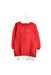 A Red Sweater Dresses from IKKS in size 6-12M for girl. (Front View)