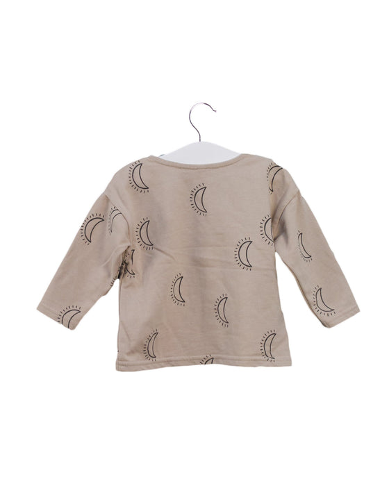 A Brown Long Sleeve Tops from Rylee + Cru in size 6-12M for girl. (Back View)
