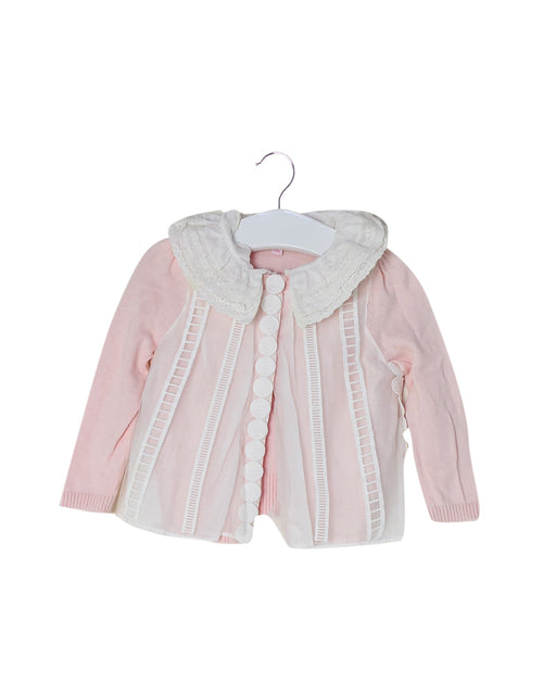 A Pink Cardigans from Nicholas & Bears in size 6-12M for girl. (Front View)