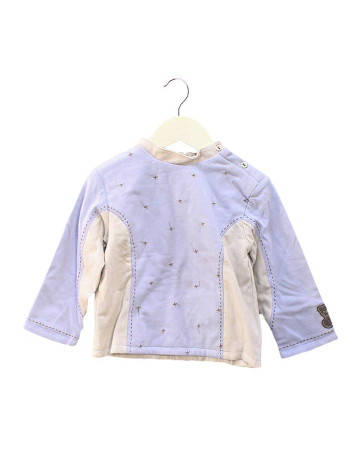 A Blue Long Sleeve Tops from Kaloo in size 18-24M for girl. (Front View)