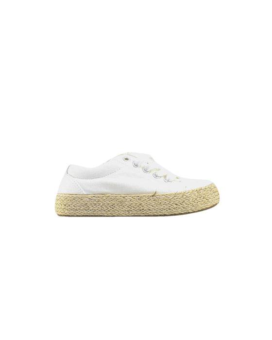 A White Sneakers from Seed in size 6T for girl. (Back View)