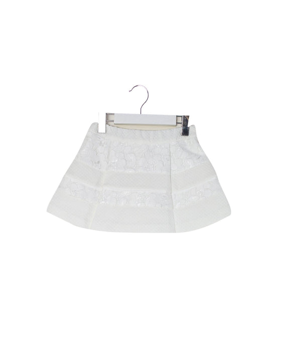 A White Short Skirts from Nicholas & Bears in size 12-18M for girl. (Front View)