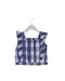 A Blue Sleeveless Tops from Janie & Jack in size 3T for girl. (Back View)