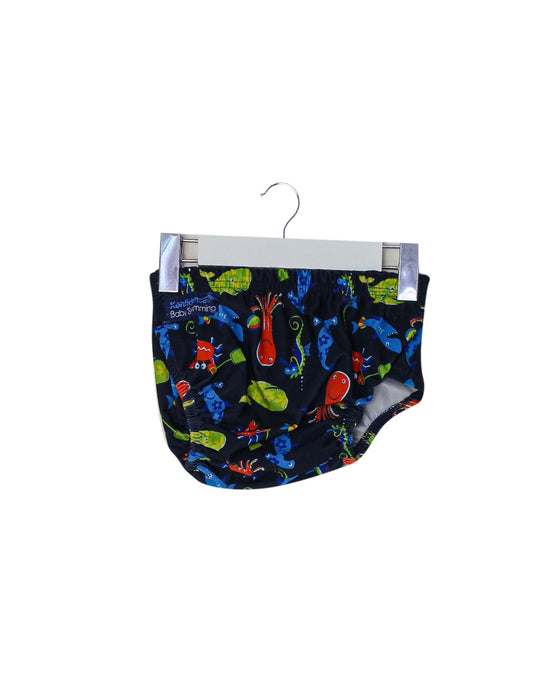 A Navy Swim Diapers from Konfidence in size O/S for boy. (Front View)