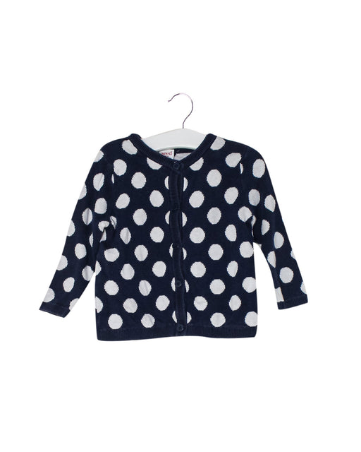 A White Beanies from Chicco in size 0-3M for girl. (Front View)