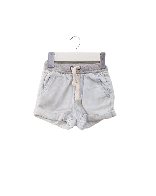 A Blue Shorts from Seed in size 3-6M for girl. (Front View)