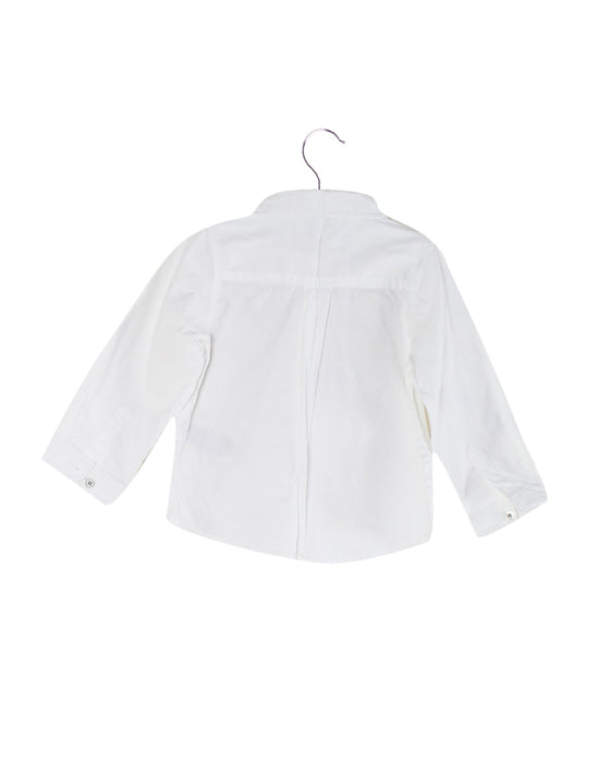 A White Shirts from Jacadi in size 12-18M for boy. (Back View)