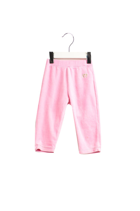 A Pink Sweatpants from Juicy Couture in size 3-6M for girl. (Front View)