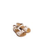 A Grey Sandals from Pom d’Api in size 3T for girl. (Front View)
