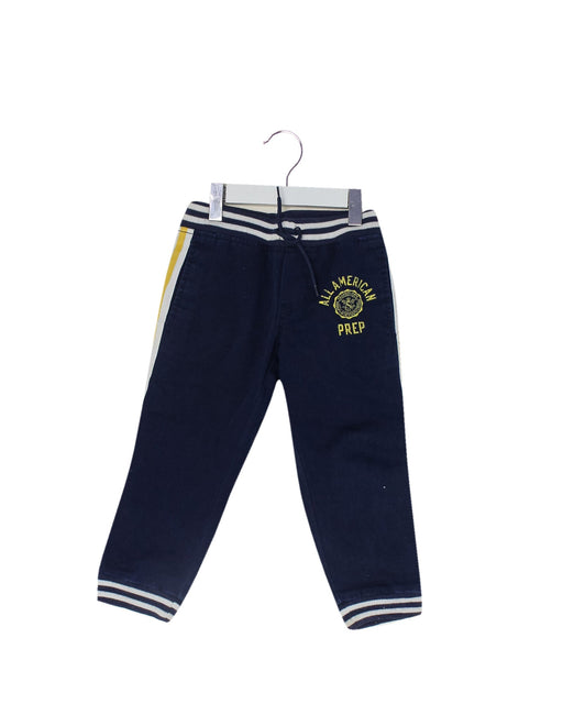 A Navy Sweatpants from Polo Ralph Lauren in size 2T for boy. (Front View)