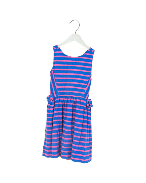 A Blue Sleeveless Dresses from Crewcuts in size 6T for girl. (Front View)