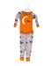 A Orange Pyjama Sets from Munki Munki in size 2T for boy. (Front View)