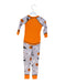 A Orange Pyjama Sets from Munki Munki in size 2T for boy. (Back View)
