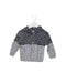 A Grey Cardigans from Momonittu in size 6M for boy. (Front View)