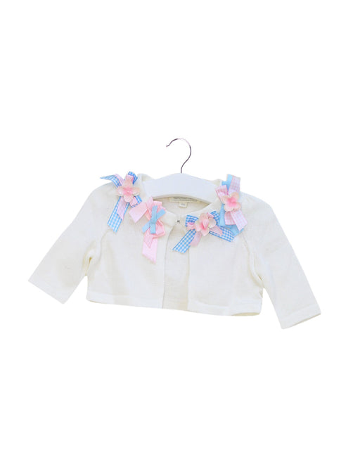 A Ivory Cardigans from Nicholas & Bears in size 3-6M for girl. (Front View)