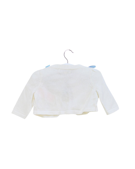 A Ivory Cardigans from Nicholas & Bears in size 3-6M for girl. (Back View)