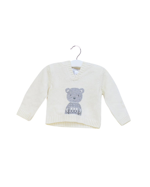 A Ivory Knit Sweaters from Jacadi in size 3-6M for neutral. (Front View)