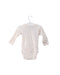 A Pink Long Sleeve Bodysuits from Petit Bateau in size 3-6M for girl. (Back View)