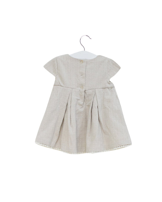 A Ivory Short Sleeve Dresses from Tahari in size 18-24M for girl. (Back View)