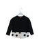 A Black Sweatshirts from Momonittu in size 4T for girl. (Back View)