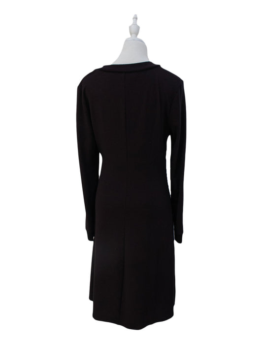 A Navy Sweater Dresses from Seraphine in size M for maternity. (Back View)