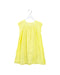 A Yellow Short Sleeve Dresses from Kidsagogo in size 6T for girl. (Front View)