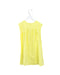 A Yellow Short Sleeve Dresses from Kidsagogo in size 6T for girl. (Back View)