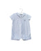 A Blue Short Sleeve Rompers from Cyrillus in size 3-6M for boy. (Front View)