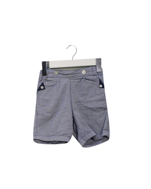 A Blue Shorts from Sergent Major in size 3-6M for girl. (Front View)
