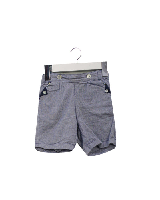 A Blue Shorts from Sergent Major in size 3-6M for girl. (Front View)