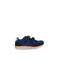 A Navy Sneakers from Skechers in size 3T for boy. (Back View)