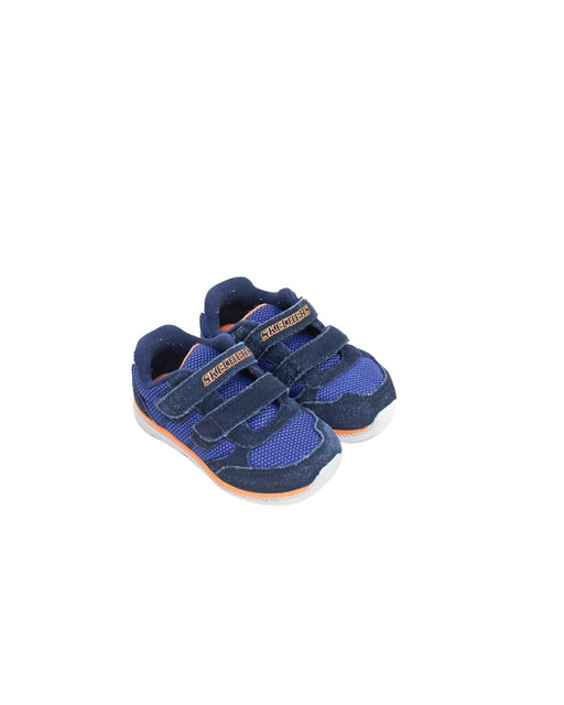 A Navy Sneakers from Skechers in size 3T for boy. (Front View)