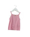 A Pink Sleeveless Tops from Petit Bateau in size 2T for girl. (Front View)