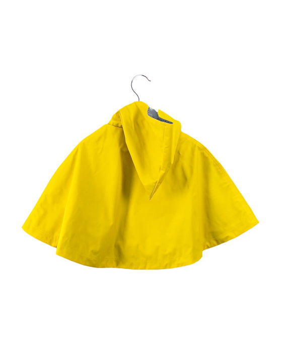 A Yellow Rain Jackets from Petit Bateau in size 12-18M for neutral. (Back View)