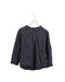 A Grey Long Sleeve Tops from Velveteen in size 4T for boy. (Front View)